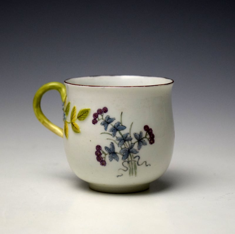 Chelsea Floral Sprays Pattern Coffee Cup c1752-56 (3)