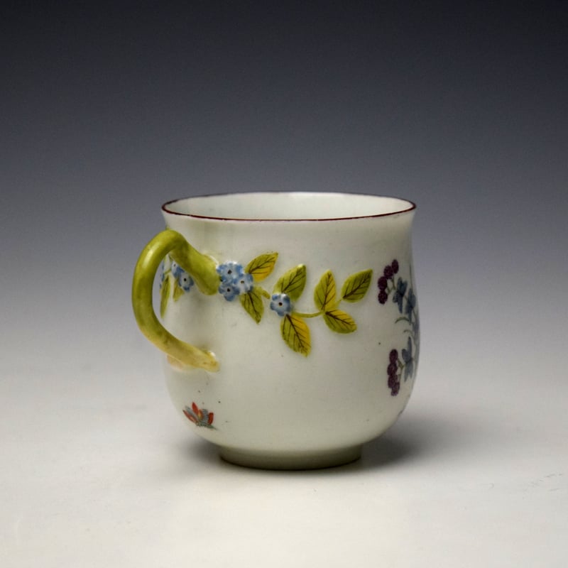 Chelsea Floral Sprays Pattern Coffee Cup c1752-56 (4)