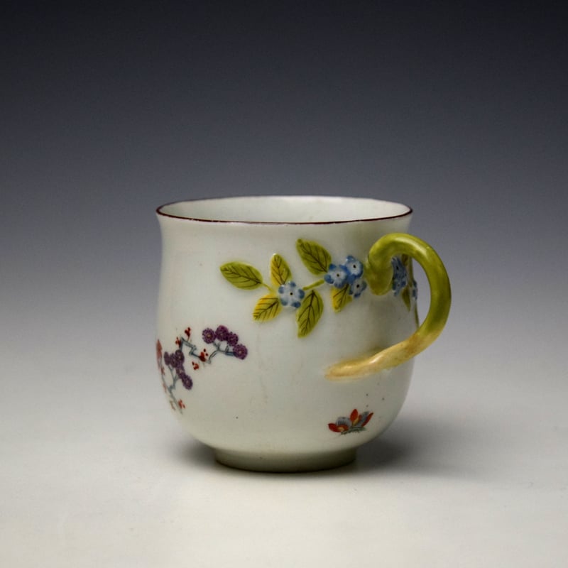 Chelsea Floral Sprays Pattern Coffee Cup c1752-56 (5)