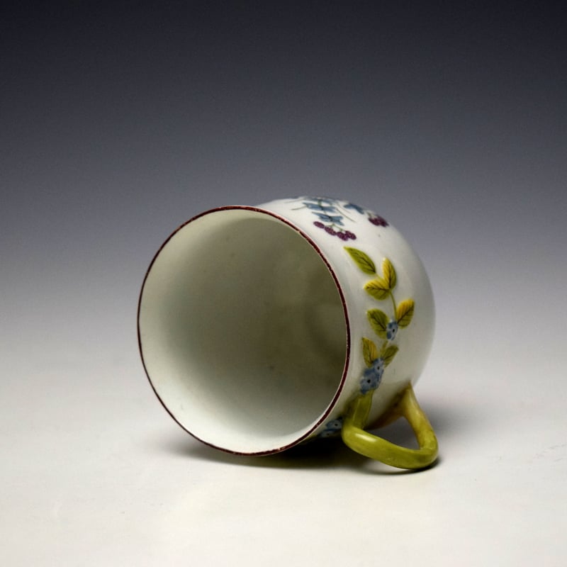 Chelsea Floral Sprays Pattern Coffee Cup c1752-56 (6)