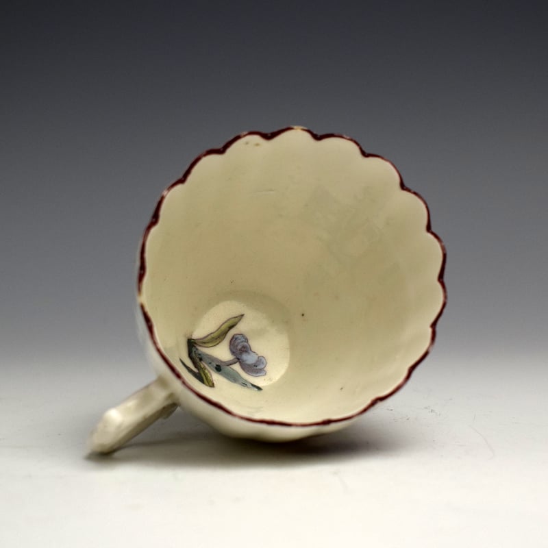 Chelsea Fluted Meissen style Decorated Cup c1752 (5)