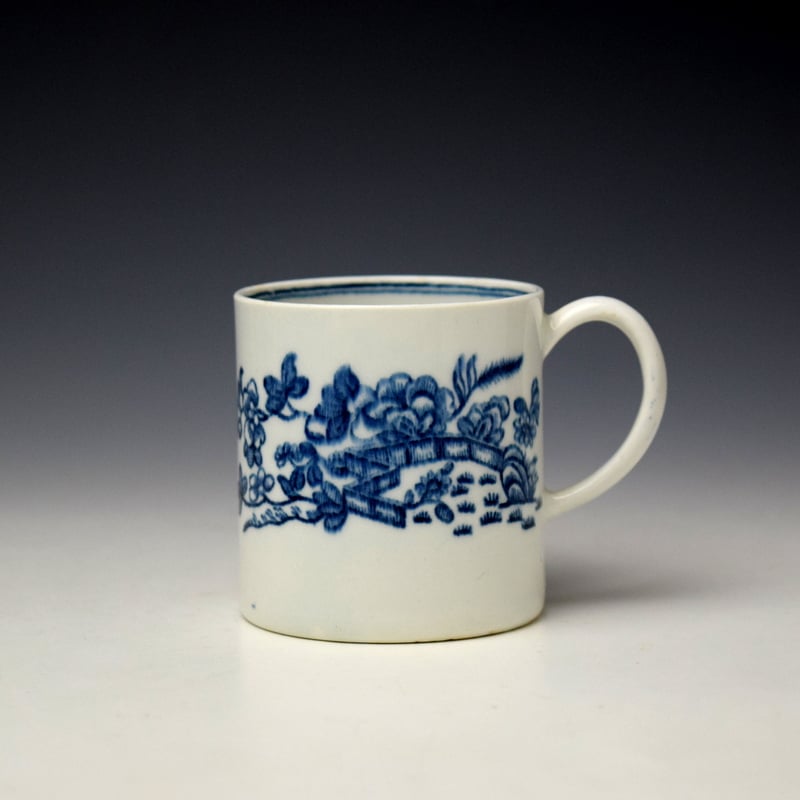 Early Fence Pattern Coffee Can c1768-72