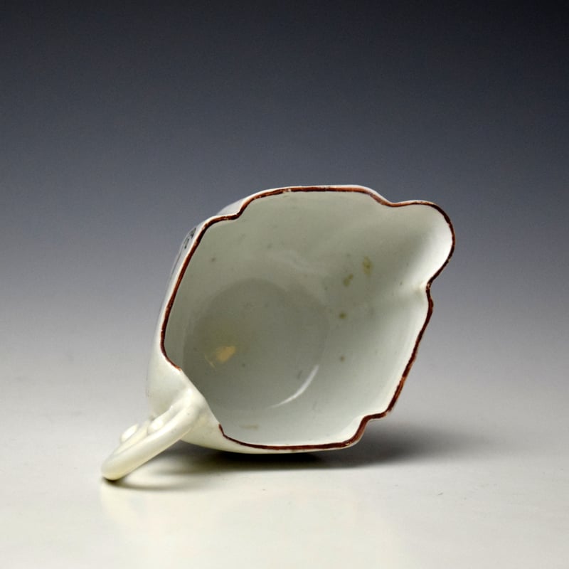 Derby Bird Pattern Creamboat c1760-65 (7)