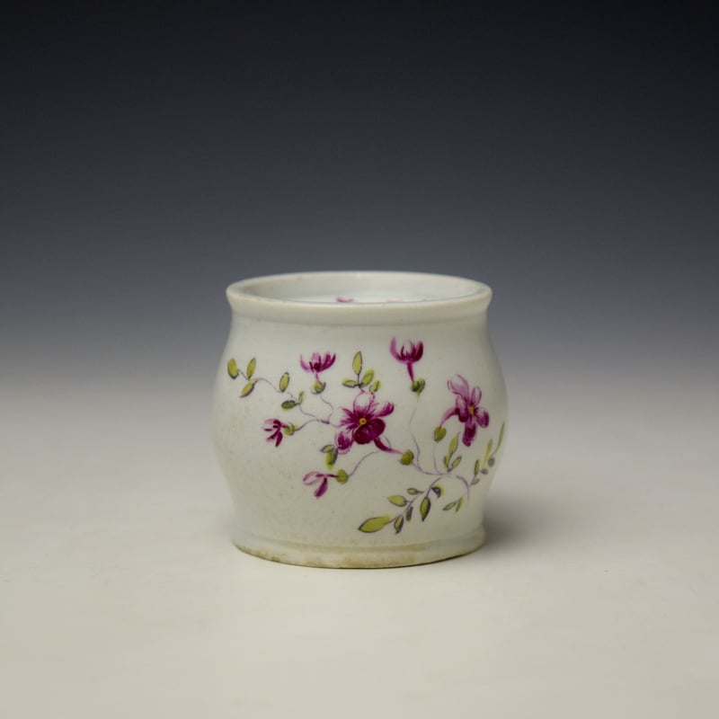 Derby Fancy Bird Pattern Inkwell c1760 (3)
