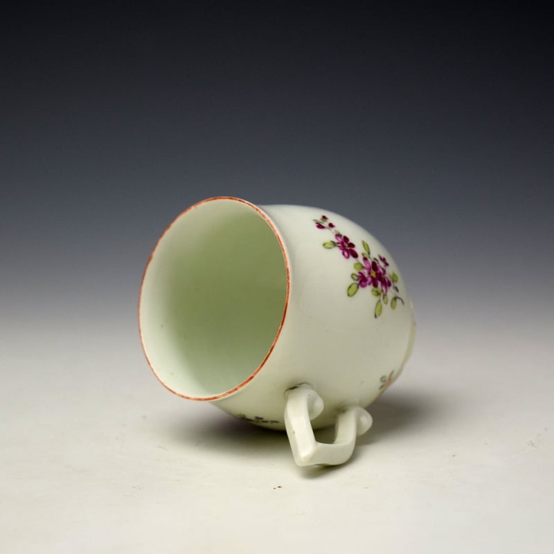 Derby Floral Pattern Bell Shaped Coffee Cup c1755-60 (6)