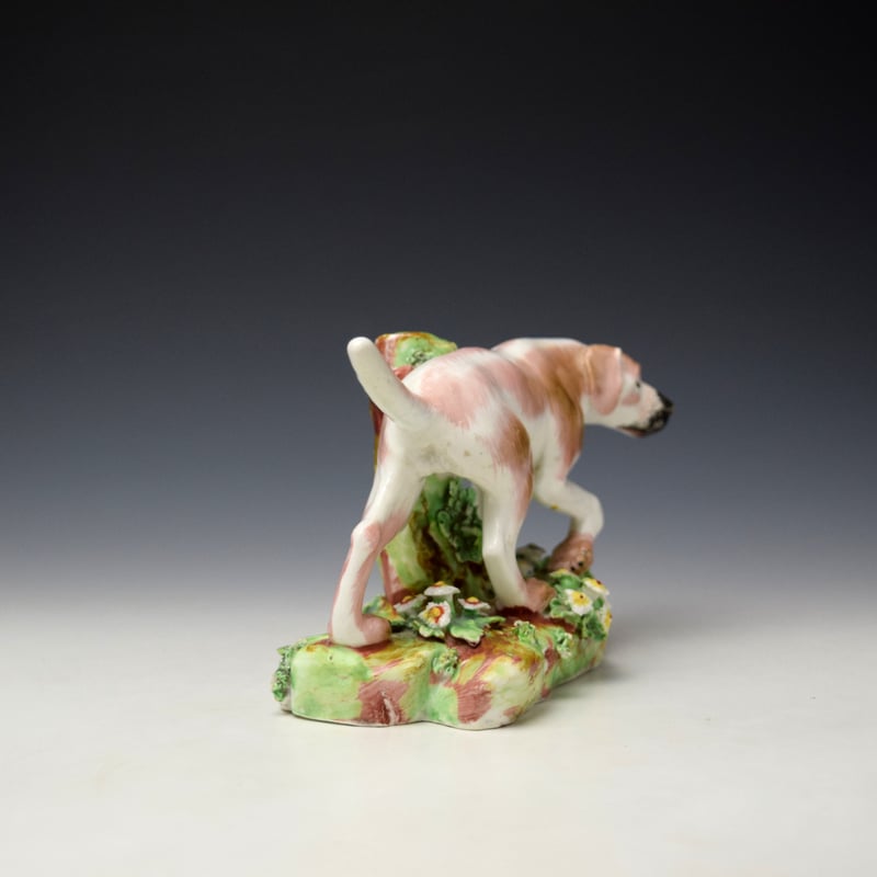 Derby Porcelain Model of a Pointer c1820 (2)