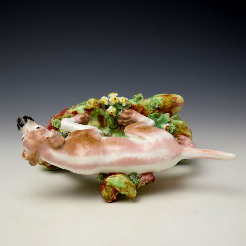 Derby Porcelain Model of a Pointer c1820 (5)