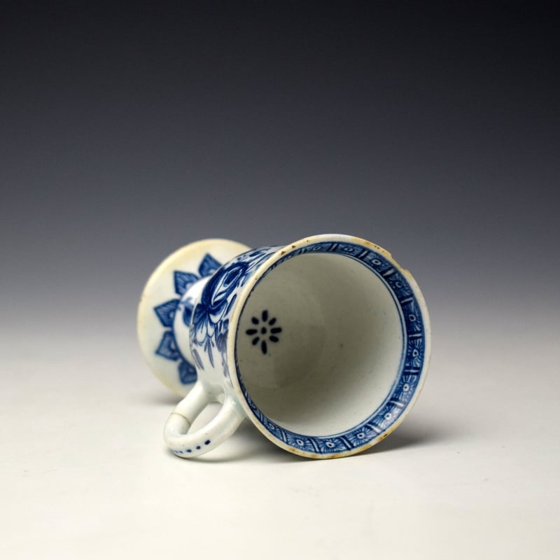 Derby Rose and Moth Pattern Ice Cup c1765-70 (4)