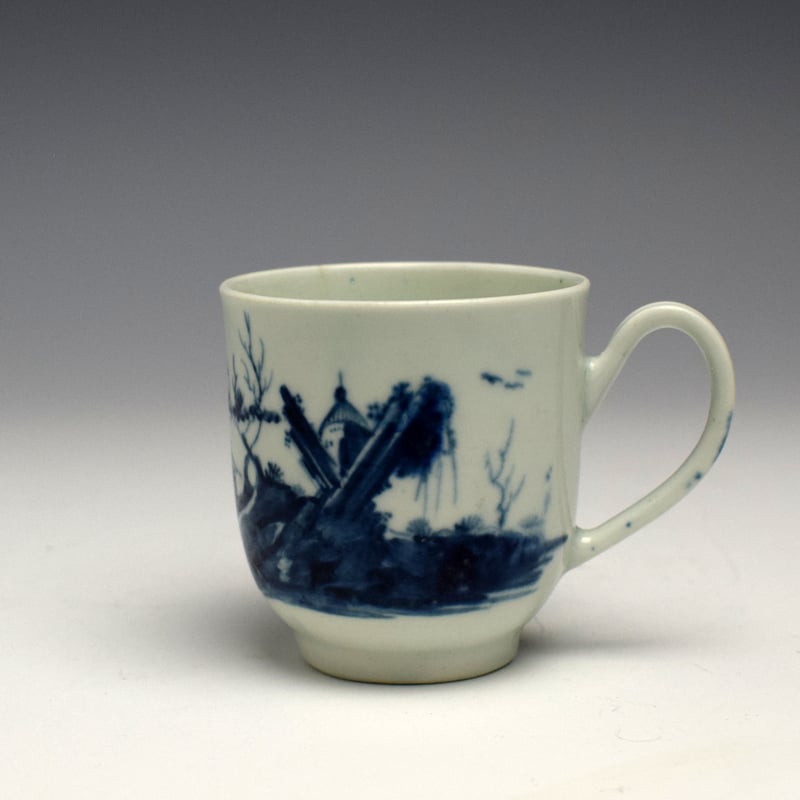 Early Gazebo Pattern Coffee Cup c1756-58