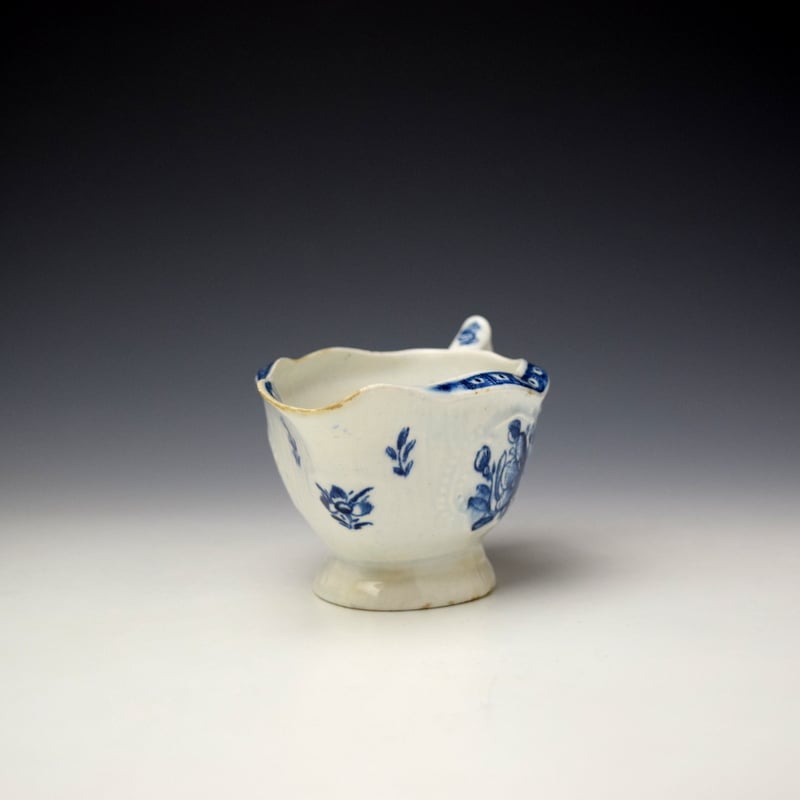 Isleworth Floral Pattern Small Sauceboat c1770-75 (3)