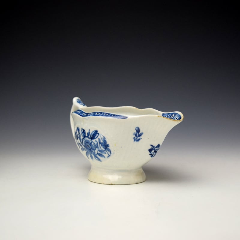 Isleworth Floral Pattern Small Sauceboat c1770-75 (4)