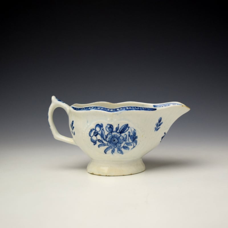 Isleworth Floral Pattern Small Sauceboat c1770-75 (5)