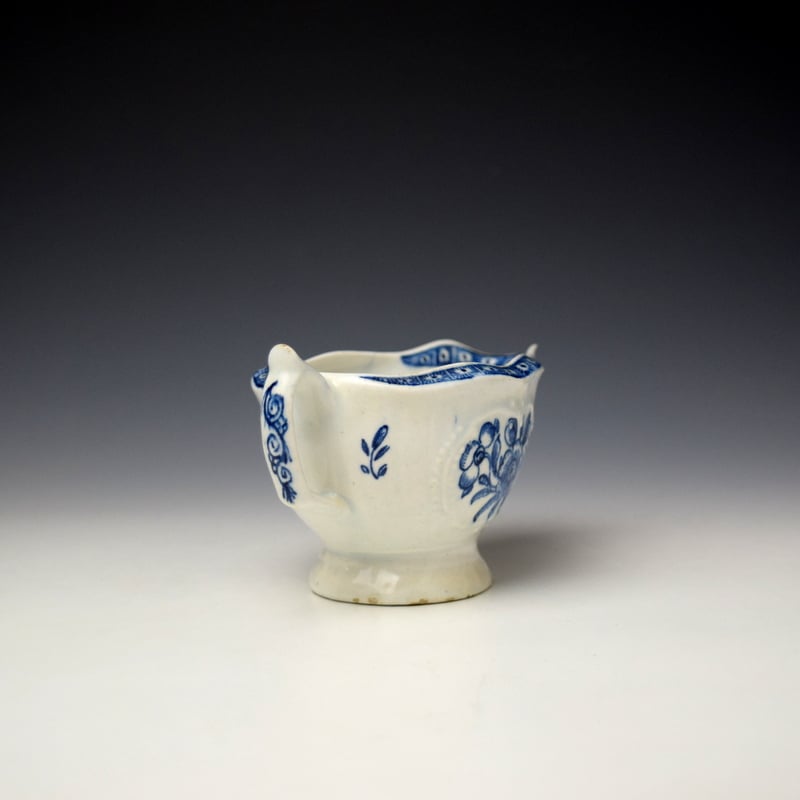 Isleworth Floral Pattern Small Sauceboat c1770-75 (6)
