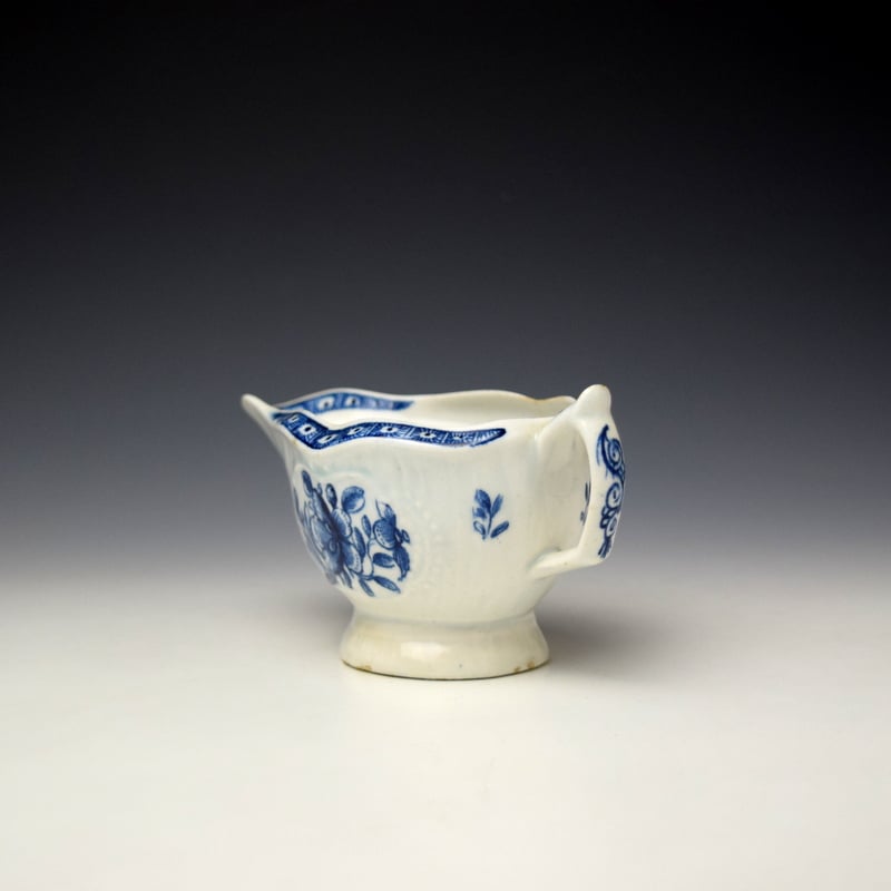Isleworth Floral Pattern Small Sauceboat c1770-75 (7)