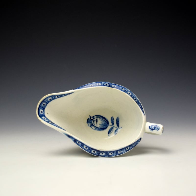Isleworth Floral Pattern Small Sauceboat c1770-75 (8)