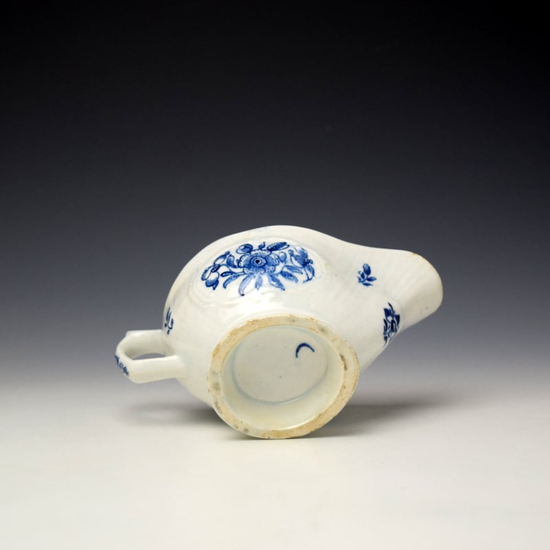 Isleworth Floral Pattern Small Sauceboat c1770-75 (9)