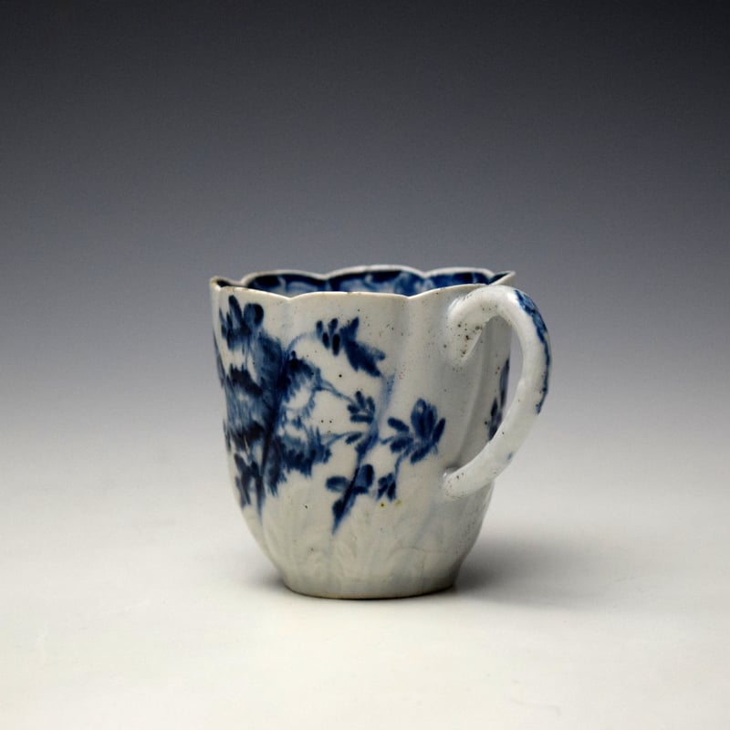 Isleworth Mansfield Pattern Coffee Cup c1765-70 (6)