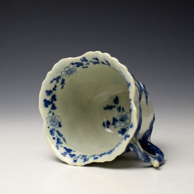 Limehouse Moulded Floral and Vine Pattern Coffee Cup c1746-48 (6)