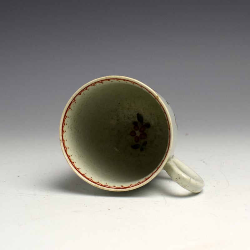 Liverpool Christians Floral Decorated Coffee Cup c1765 (5)