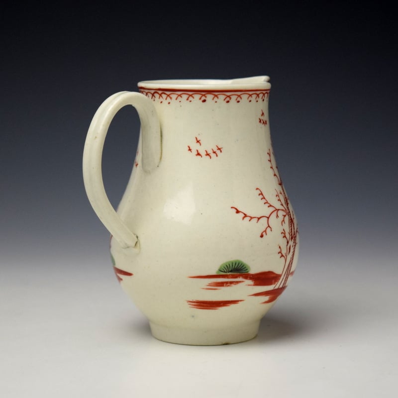 Liverpool John Pennington Smokers Valet Pattern Sparrow Beak Jug c1780-85 (4)