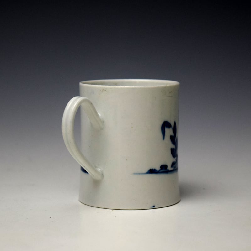 Liverpool Richard Chaffers Flowering Plants and Triangular Fence Pattern Coffee Can c1756-58 (4)