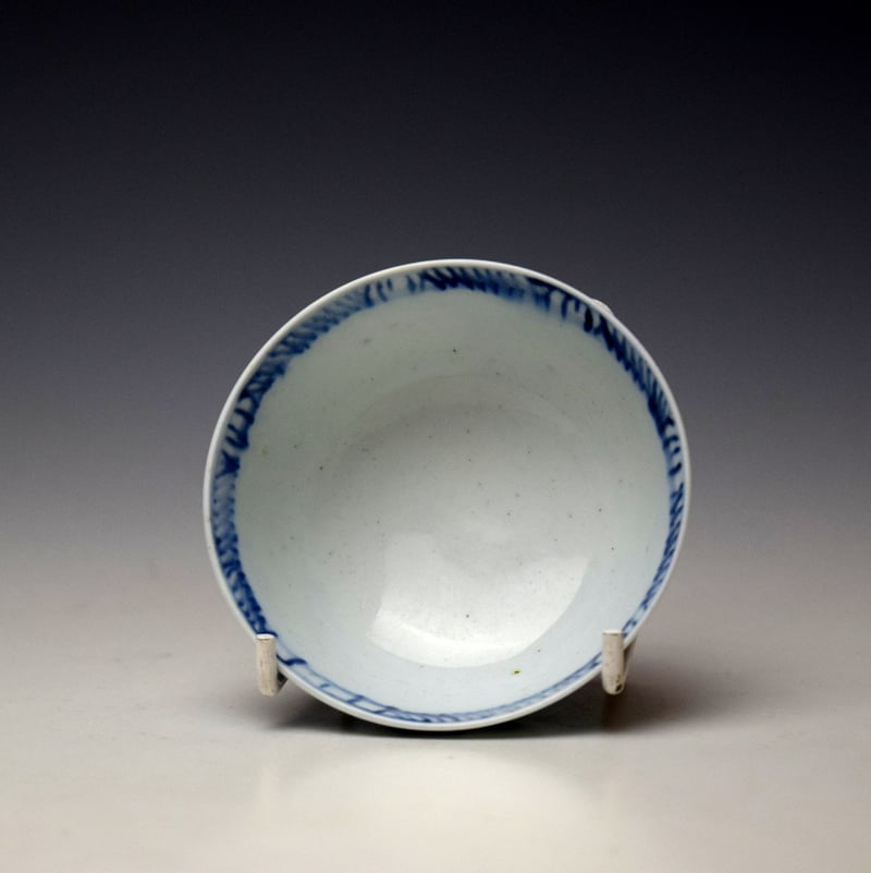 Liverpool Samuel Gilbody Flowering Root Pattern Teabowl and Saucer c1755-61 (6)