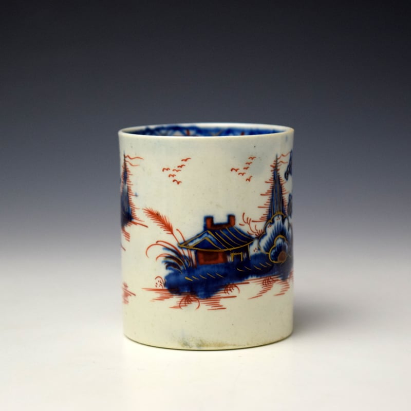 Liverpool Seth Pennington Cannonball Pattern Coffee Can c1790 (2)