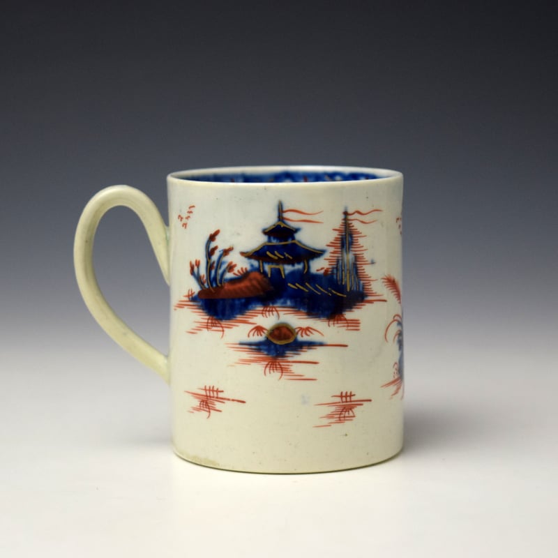 Liverpool Seth Pennington Cannonball Pattern Coffee Can c1790 (3)
