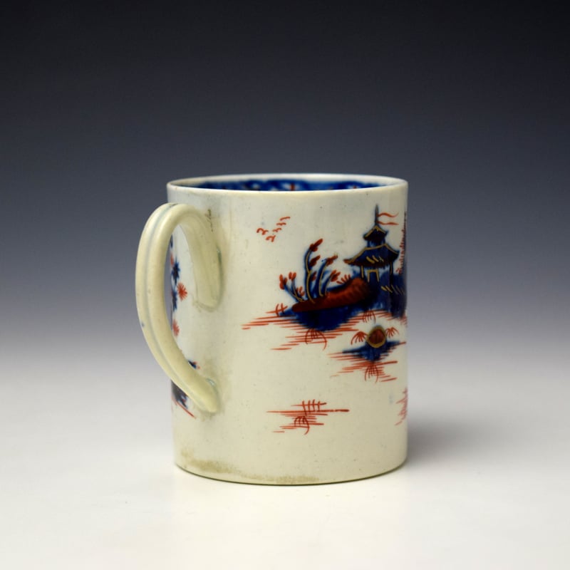 Liverpool Seth Pennington Cannonball Pattern Coffee Can c1790 (4)