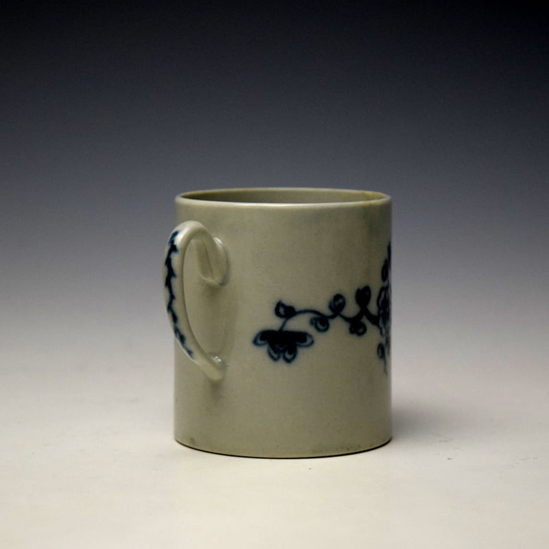 Liverpool William Reid Flowering Peony Pattern Coffee Can c1758-60 (4)