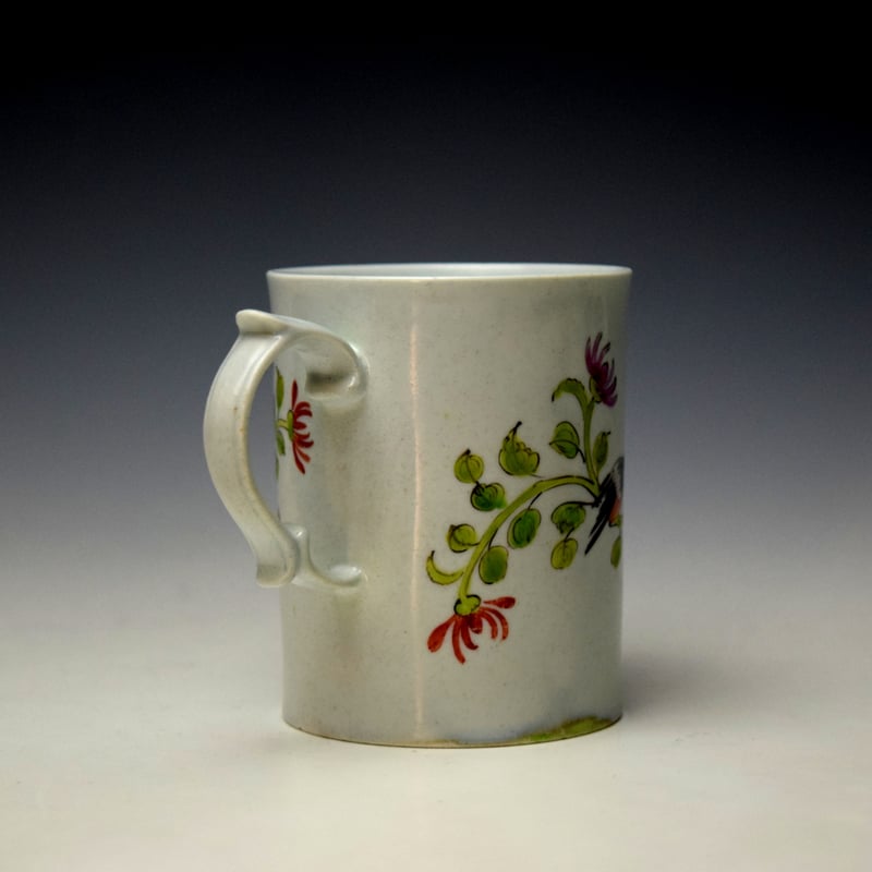 Longton Hall Black Rock and Birds Pattern Mug c1755-56 (4)
