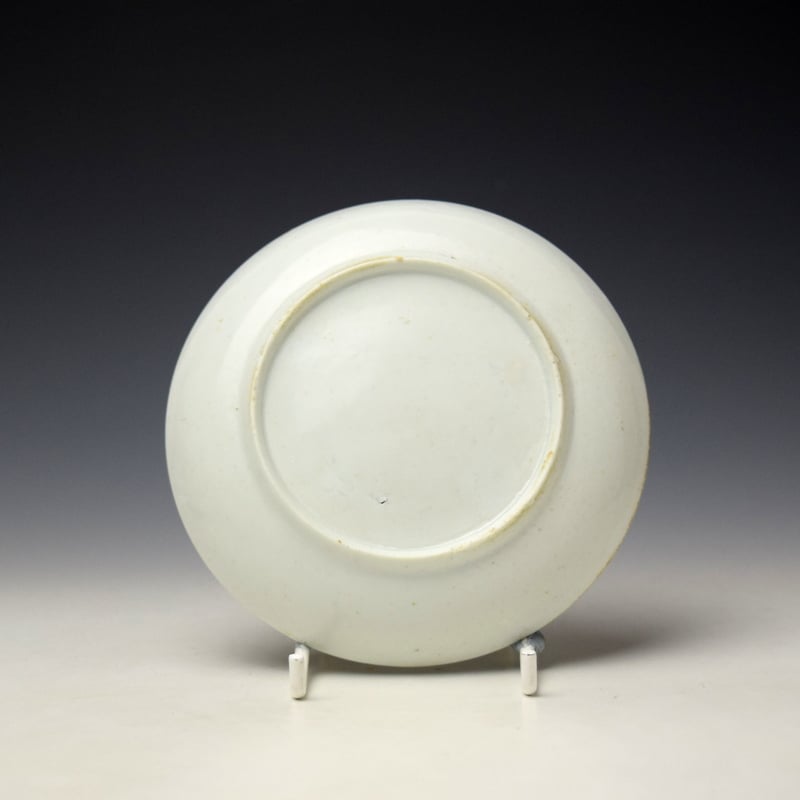 Longton Hall Holed Rock and Fence Pattern Coffee Cup and Saucer c1756-58 (10)