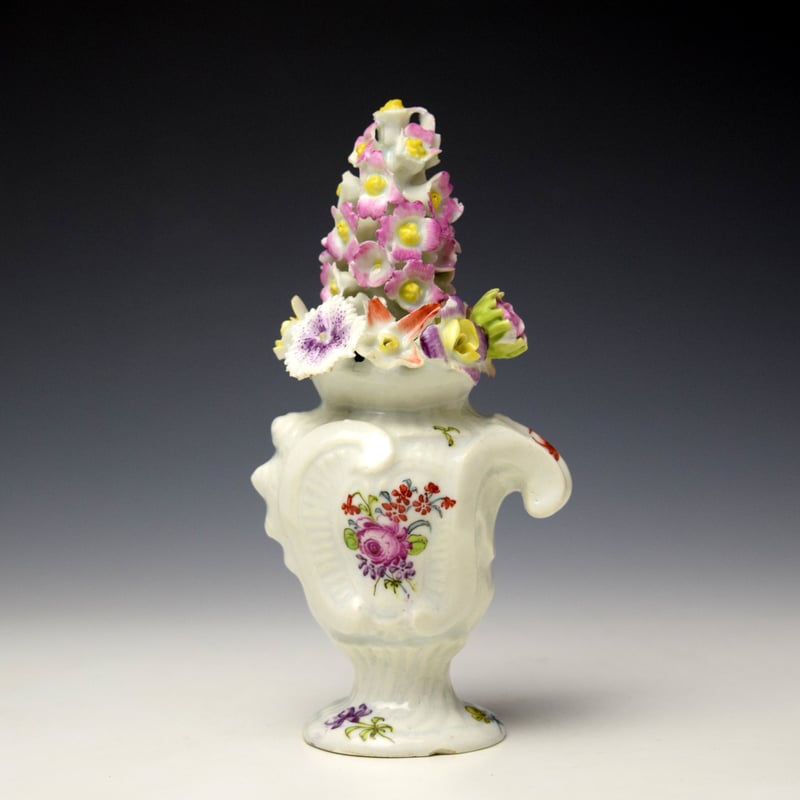 Longton Hall Miniature Vase c1756-60 (1)