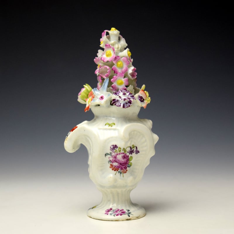 Longton Hall Miniature Vase c1756-60 (3)