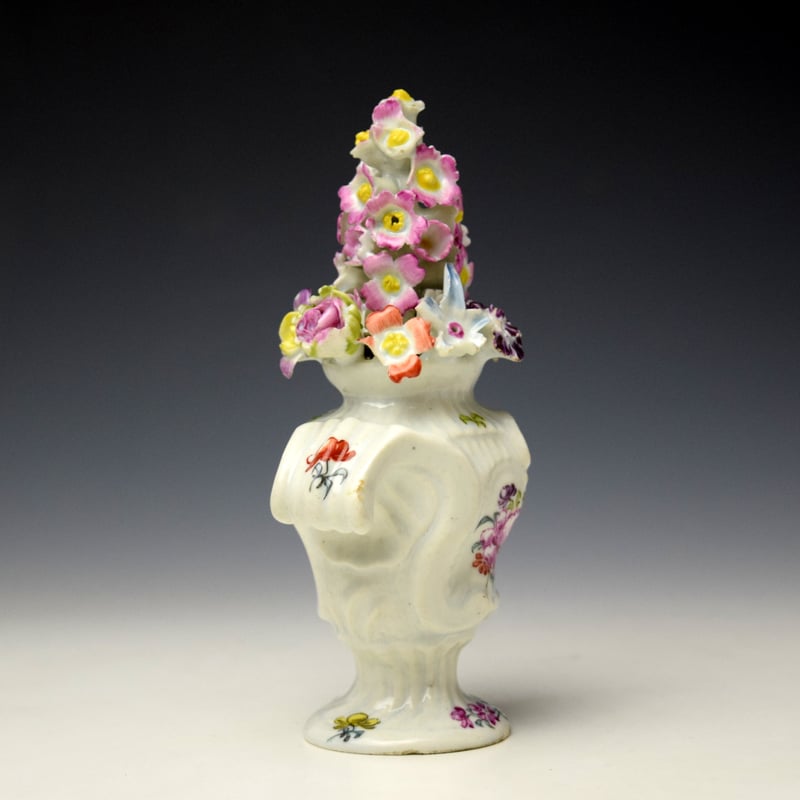 Longton Hall Miniature Vase c1756-60 (4)