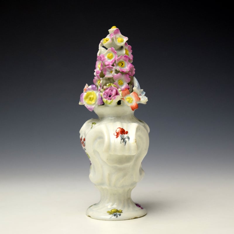 Longton Hall Miniature Vase c1756-60 (5)