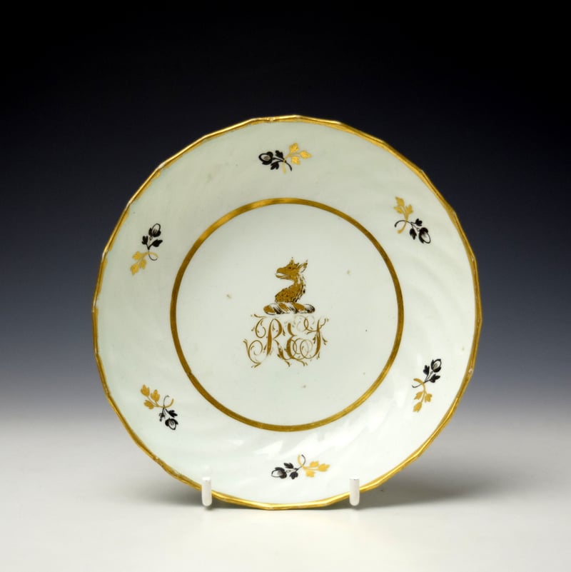 Lowestoft Armorial Trio c1795-1800 (14)