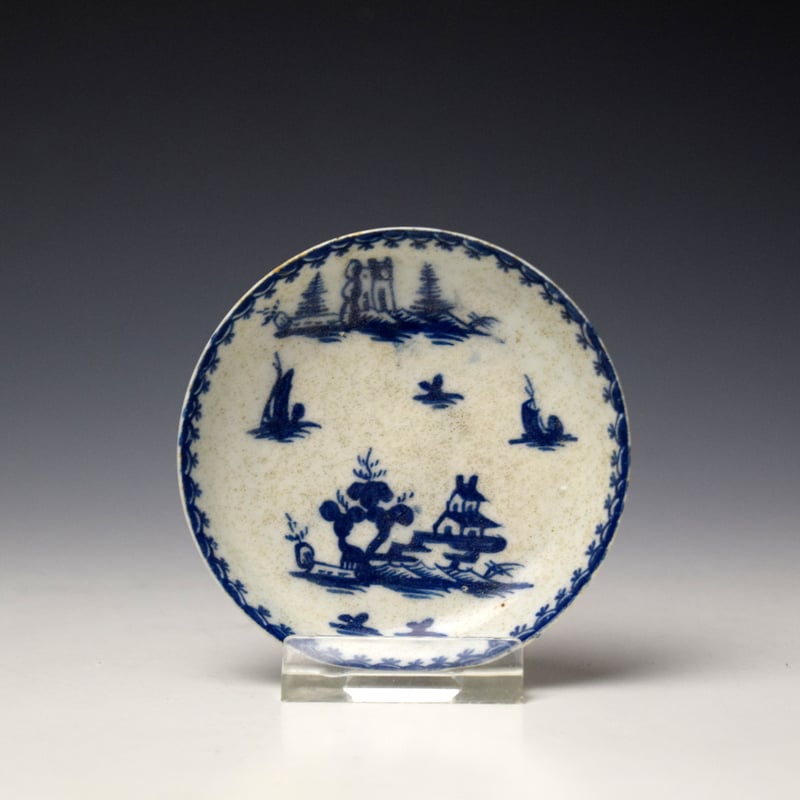 Chinese Landscape Pattern Toy Saucer c1765-68