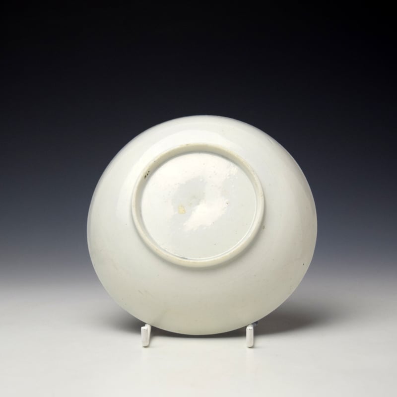 Lowestoft Cotton Tree and Fence Pattern Teabowl and Saucer c1780-85 (9)