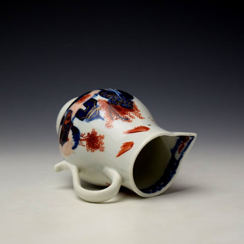 Lowestoft Dolls House Pattern Sparrow Beak Jug c1780-90 (7)