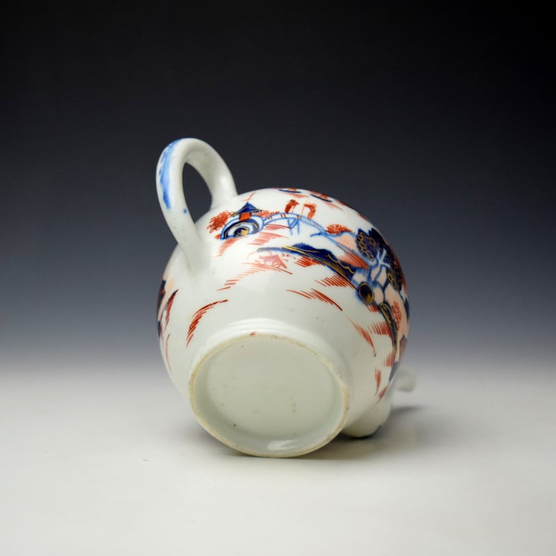 Lowestoft Dolls House Pattern Teapot and Cover c1775-80 (9)