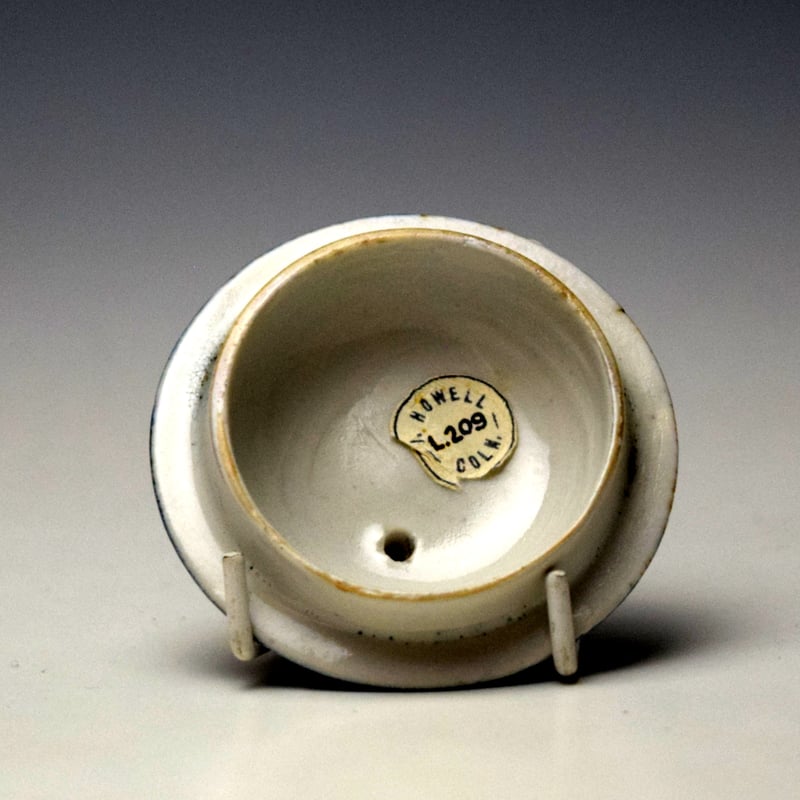 Lowestoft Early Flowering Plants Pattern Miniature Teapot and Cover c1760-64 (10)