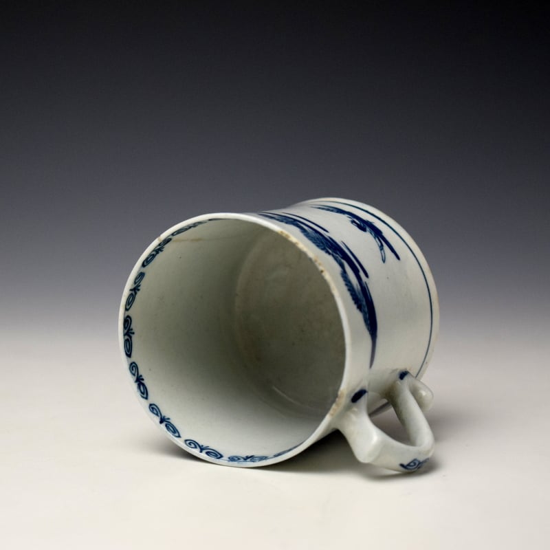 Lowestoft Elizabeth Johnson Pattern Coffee Can c1765-68 (6)