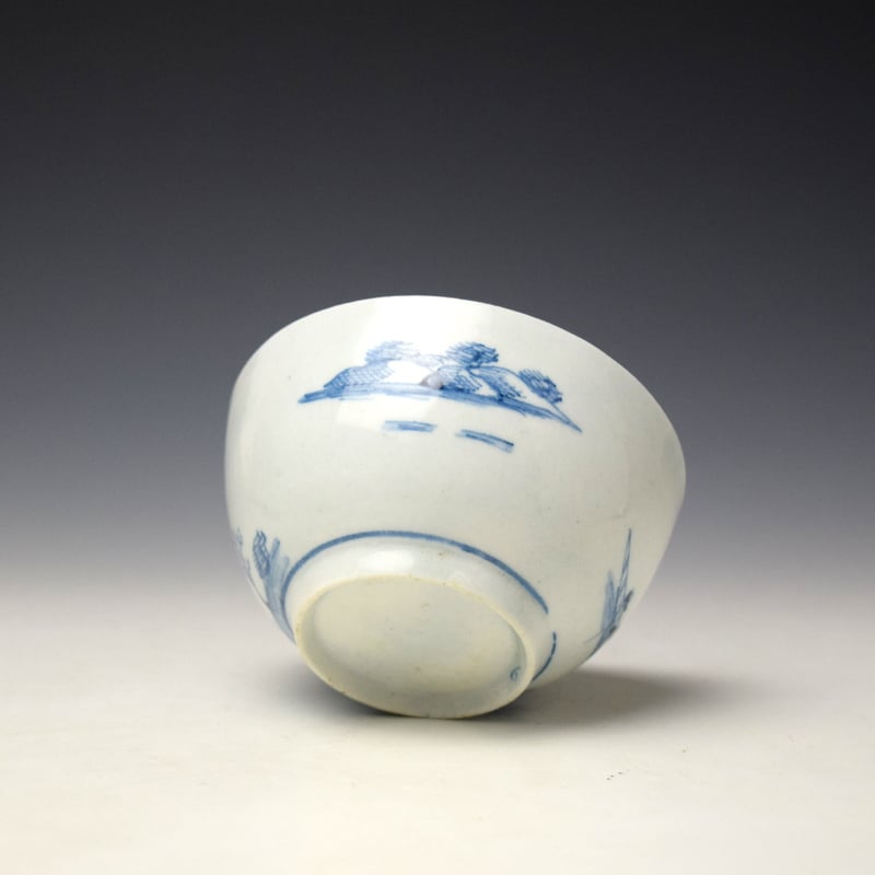 Lowestoft Elizabeth Johnson Pattern Large Teabowl c1765-68 (5)