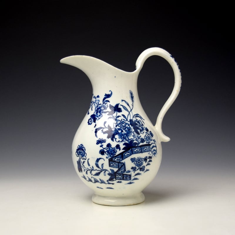 Fence Pattern Ewer c1770-80 Robert Woodthorpe-Browne Collection