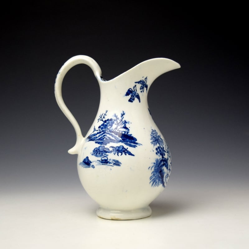 Lowestoft Fence Pattern Ewer c1770-80 (4)