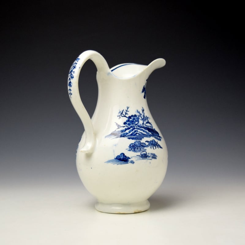 Lowestoft Fence Pattern Ewer c1770-80 (5)