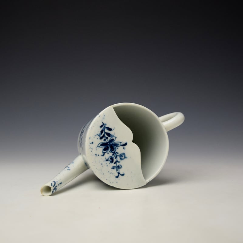 Lowestoft Fence and Bamboo Pattern feeding Cup c1765-68 (7)
