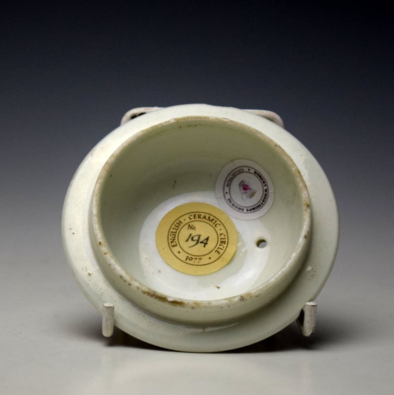 Lowestoft Fish Pattern Teapot and Cover c1775-80 (9)