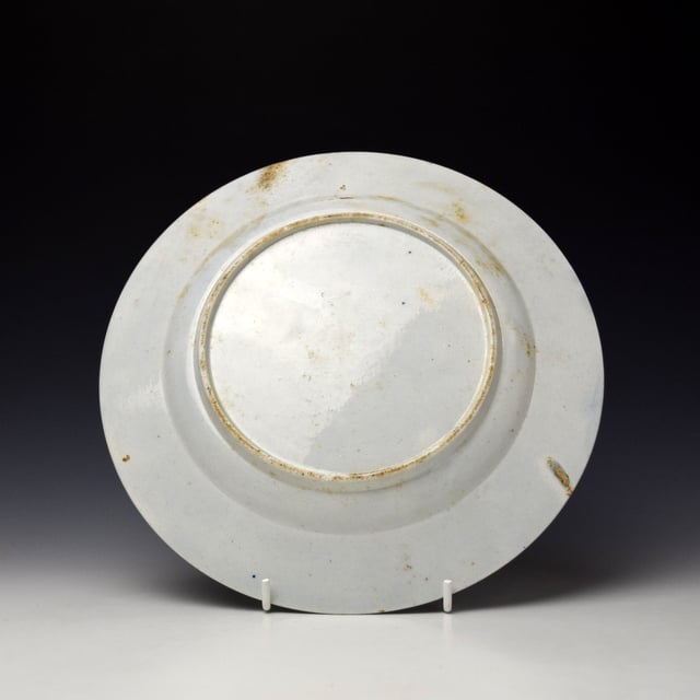 Lowestoft Fisherman and Two Ducks Pattern Plate c1770-75 (2)